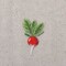 Turnip, Radish, Gardening, Vegetables, Farming, Embroidered, Iron on Patch